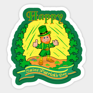 St patrick's day T-shirt - St patrick's day cute t-shirt. Sticker